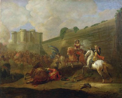 Episode of the Fronde at the Faubourg Saint-Antoine by the Walls of the Bastille by French School